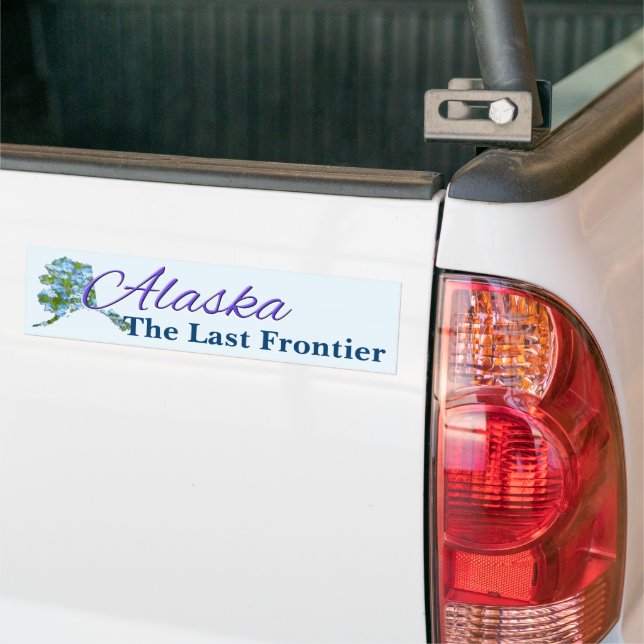 Autocollant De Voiture Sticker de pare-chocs - ALASKA (Sur camion)