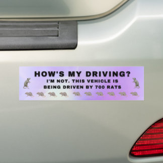 Autocollant De Voiture Sticker de pare-chocs amusant - Comment se fait mo