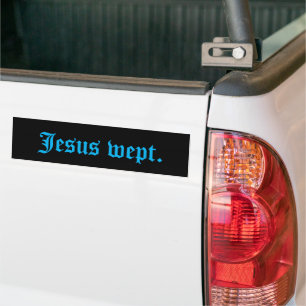 Autocollant De Voiture Sticker de pare-chocs de Jésus