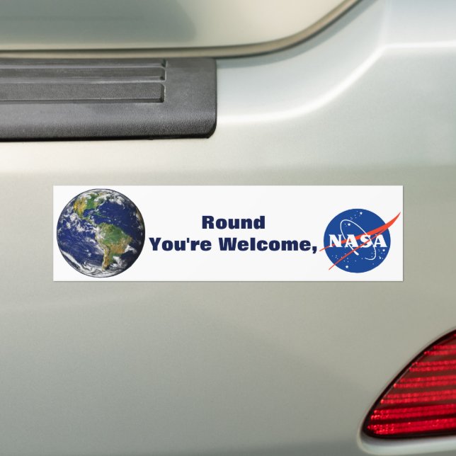 Autocollant De Voiture Sticker de pare-chocs de la Terre Ronde NASA (En voiture)