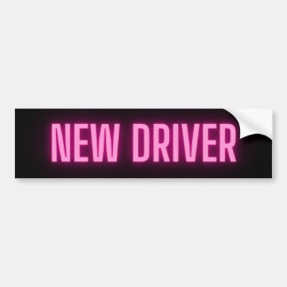 Autocollant De Voiture Sticker de pare-chocs de nouveau pilote