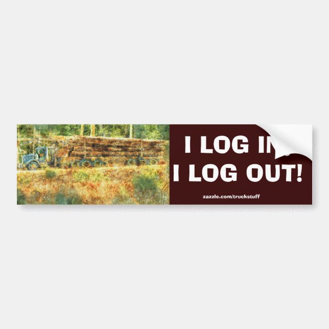 Autocollant De Voiture Sticker de pare-chocs FUN TRUCK BIG RIG TRUCKERS (Devant)