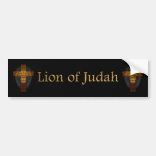 Autocollant De Voiture Sticker de pare-chocs Jésus Lion de Juda