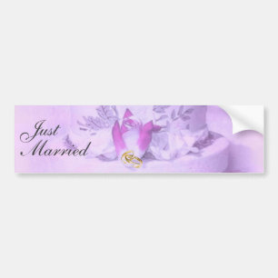 Autocollant De Voiture Sticker de pare-chocs juste marié