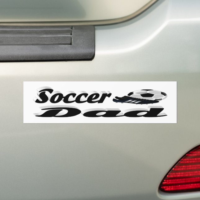 Autocollant De Voiture Sticker de pare-chocs papa de football (En voiture)