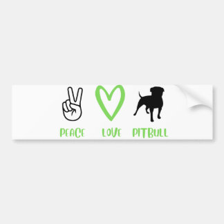 Autocollant De Voiture Sticker de pare-chocs Peace Love