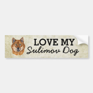 Autocollant De Voiture Sticker de pare-chocs Sulimov Dog