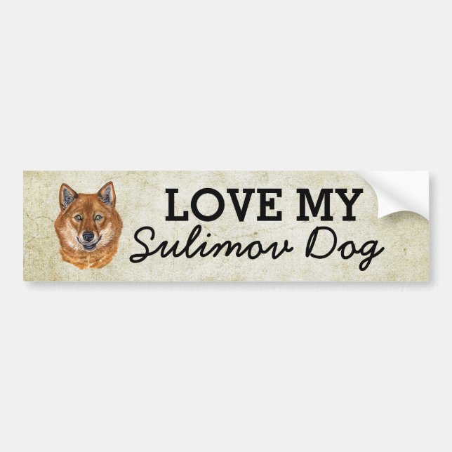Autocollant De Voiture Sticker de pare-chocs Sulimov Dog (Devant)