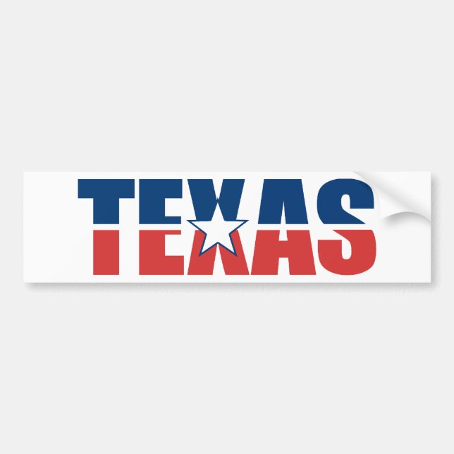 Autocollant De Voiture Sticker de pare-chocs Texas (Devant)