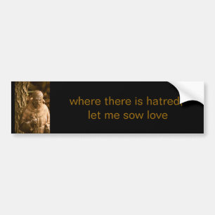 Autocollant De Voiture Sticker de St. Francis Bumper