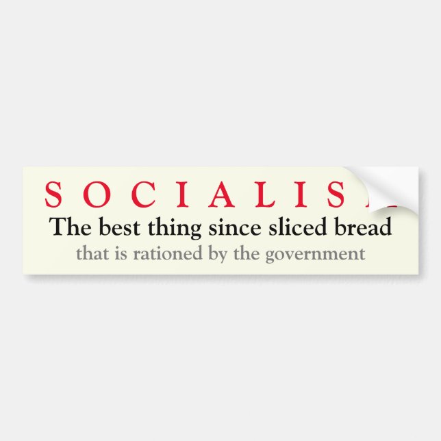 Autocollant De Voiture Sticker du socialisme (Devant)