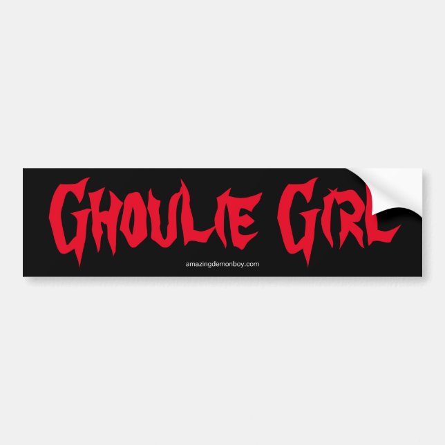 Autocollant De Voiture Sticker Extraordinaire Demon Boy Ghoulie Girl Bump (Devant)