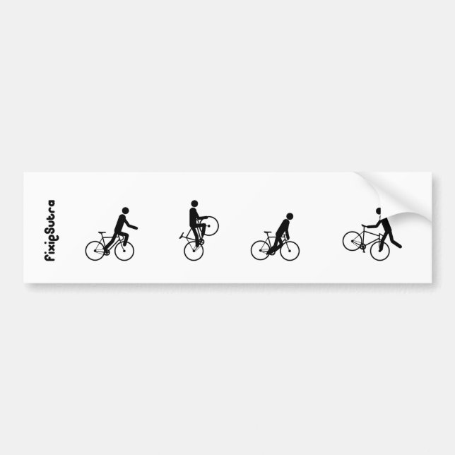 Autocollant De Voiture Sticker Fixiesutra (Devant)