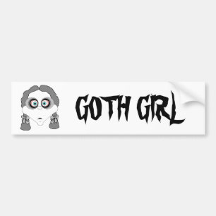Autocollant De Voiture Sticker Goth Girl