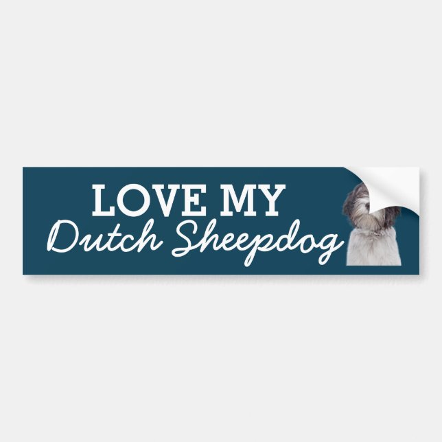 Autocollant De Voiture sticker hollandais Shepherd (Devant)