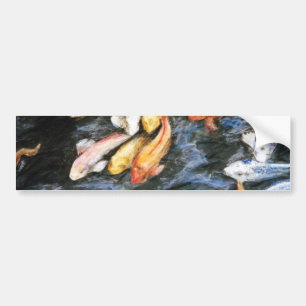 Autocollant De Voiture Sticker Koi Fish Bumper