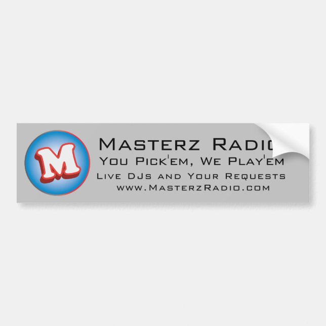Autocollant De Voiture Sticker Masterz Bumper (Devant)