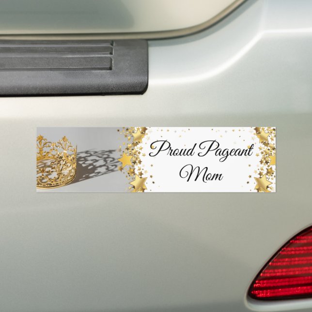 Autocollant De Voiture Sticker Pageant Mom Bumper (En voiture)