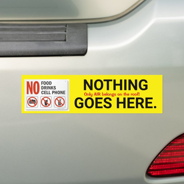 Autocollant De Voiture Sticker pare-chocs (En voiture)