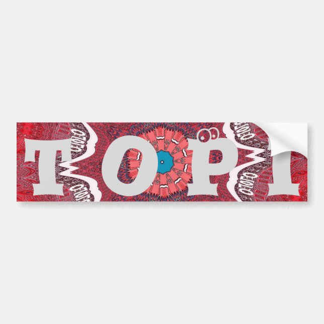 Autocollant De Voiture Sticker pare-chocs (Devant)
