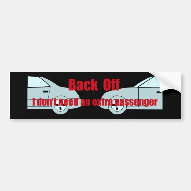 Autocollant De Voiture Sticker pare-chocs (Devant)