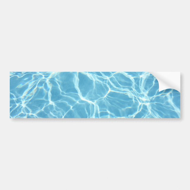 Autocollant De Voiture Sticker pare-chocs à eau de la piscine (Devant)