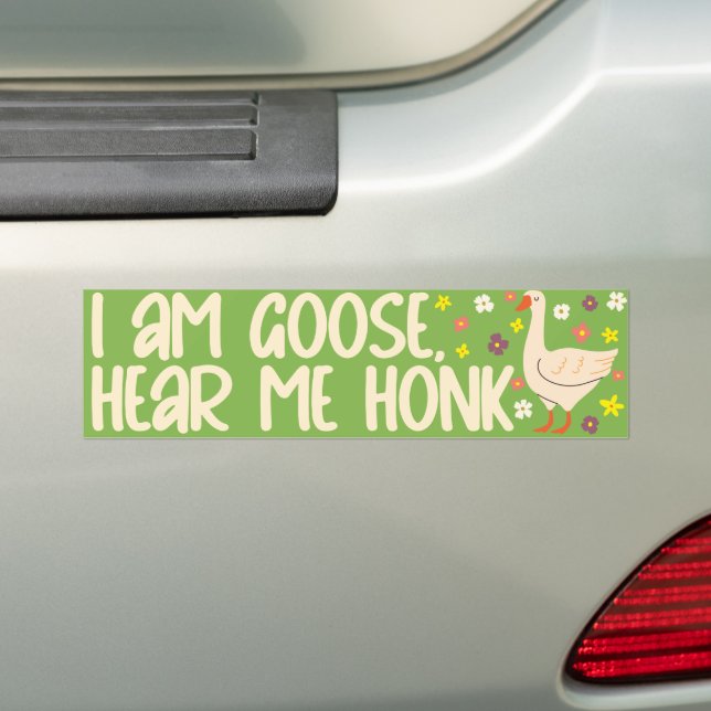 Autocollant De Voiture Sticker pare-chocs à oie (En voiture)