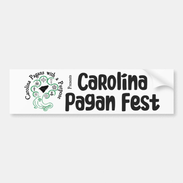 Autocollant De Voiture Sticker pare-chocs, Carolina Pagans avec un but (Devant)