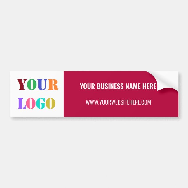 Autocollant De Voiture Sticker pare-chocs commercial personnalisé (Devant)