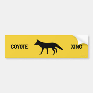 Autocollant De Voiture Sticker pare-chocs Coyote