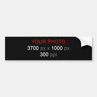 Autocollant De Voiture Sticker pare-chocs de création personnelle