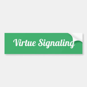Autocollant De Voiture Sticker pare-chocs de signalisation de la vertu
