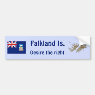 Autocollant De Voiture Sticker pare-chocs des îles Falkland