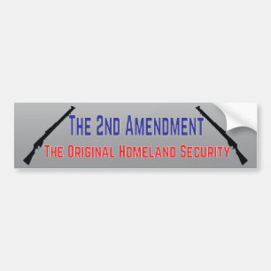 Autocollant De Voiture Sticker pare-chocs du 2ème amendement