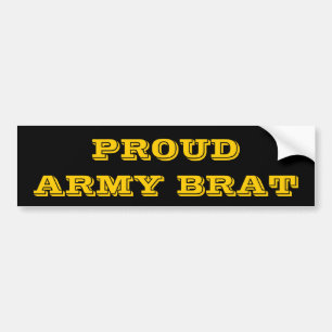 Autocollant De Voiture Sticker pare-chocs Fier Brat de l'armée