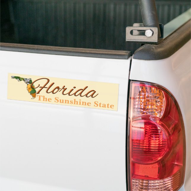 Autocollant De Voiture Sticker pare-chocs - FLORIDA (Sur camion)