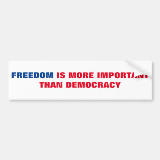 Autocollant De Voiture Sticker pare-chocs Freedom
