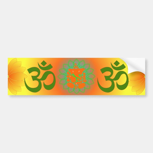 Autocollant De Voiture sticker pare-chocs Ganesh (Devant)