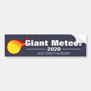 Autocollant De Voiture Sticker pare-chocs géant Meteor 2020