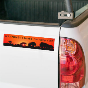 Autocollant De Voiture Sticker pare-chocs I Braquage pour les couchers de