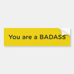 Autocollant De Voiture Sticker pare-chocs Jen Sincero Badass