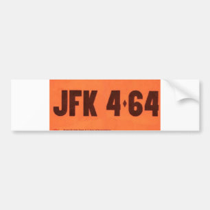 Autocollant De Voiture Sticker pare-chocs JFK 464 Style de licence