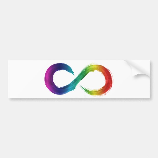 Autocollant De Voiture Sticker pare-chocs Neurodiversity (Devant)