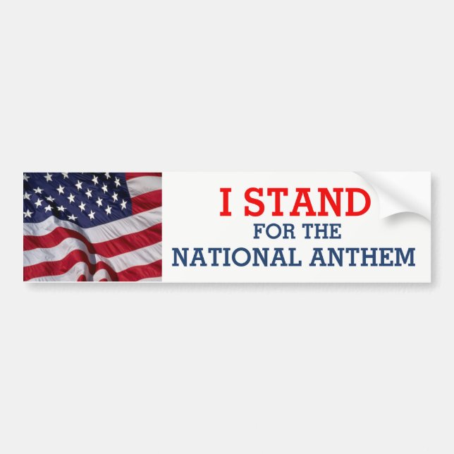 Autocollant De Voiture Sticker pare-chocs - Patriotique (Devant)