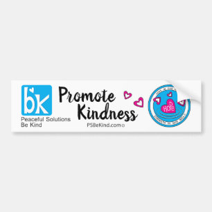 Autocollant De Voiture Sticker pare-chocs PSBeKind_Solutions pacifiques