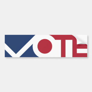 Autocollant De Voiture Sticker pare-chocs VOTE