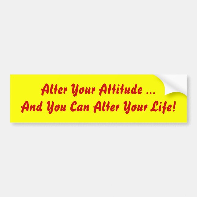 Autocollant De Voiture Sticker pare-chocs Words of Wisdom. (Devant)