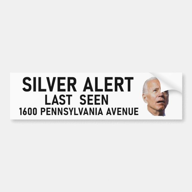 Autocollant De Voiture Sticker pour pare-chocs Joe Biden (Devant)