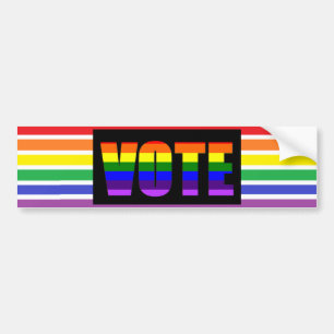 Autocollant De Voiture Sticker pour pare-chocs pour les élections LGBT en