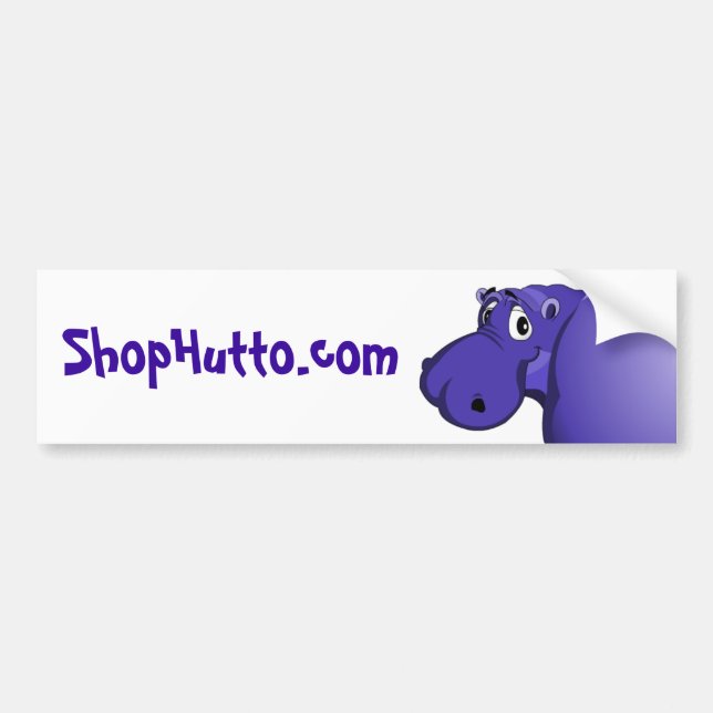 Autocollant De Voiture Sticker pour pare-chocs ShopHutto (Devant)